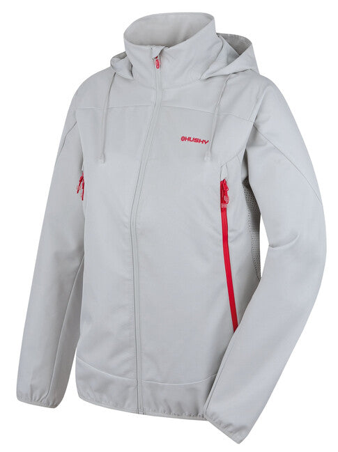 HUSKY Sonny ženska jakna softshell L, svjetlosiva