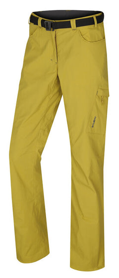 HUSKY Kahula ženske outdoor hlače, žutozelene, L