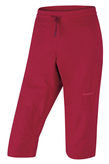 HUSKY Speedy 3/4 ženske outdoor hlače, magenta, L