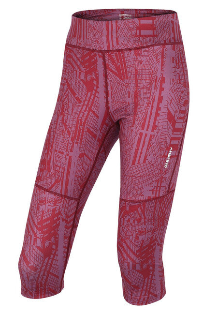 HUSKY Darby sportske 3/4 hlače ženske, tamno bordo