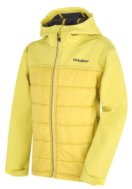 HUSKY Swany K punjena jakna dječja softshell, limeta zelena