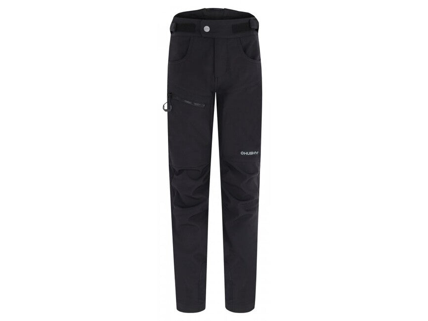HUSKY Keson K hlače dječje softshell, crne
