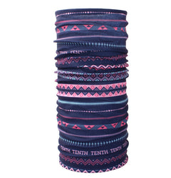 HUSKY Printemp multifunkcionalna bandana, pink triangle stripes, UNI