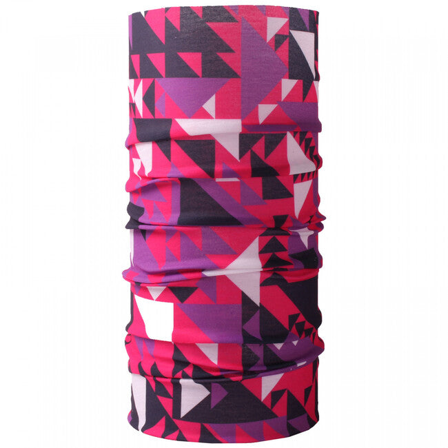 HUSKY Printemp multifunkcionalna bandana, pink triangle, UNI
