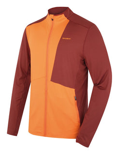 HUSKY Tarp pulover muški na zatvarač, deep brick/orange, M