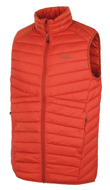 HUSKY Dresles muški perjani prsluk, brick orange