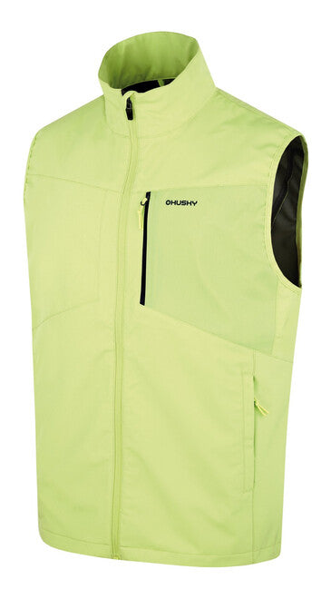 HUSKY Salien softshell muški prsluk M, svjetlozeleni