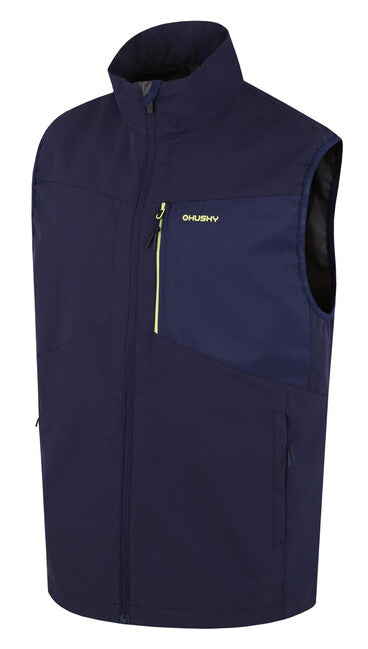 HUSKY Salien softshell muški prsluk M, tamno plavi