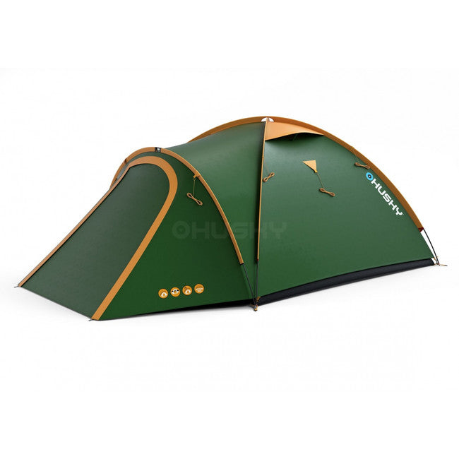 HUSKY Outdoor Bizon 4 šator classic, zeleni