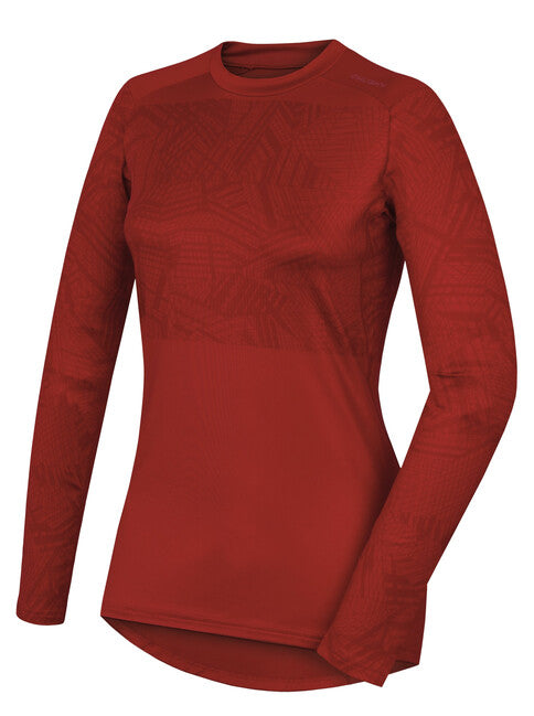 HUSKY Active Winter Termo rublje ženska majica s dugim rukavom, crvena