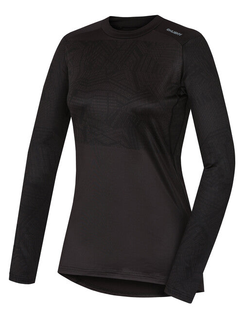 HUSKY Active Winter Termo rublje majica ženska s dugim rukavom, crna