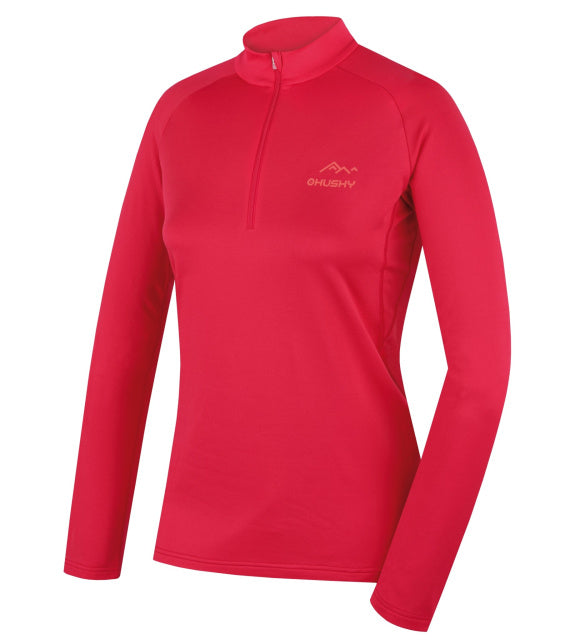 HUSKY Active Winter Termo rublje majica dl TROMI ZIPS, ružičasta, L