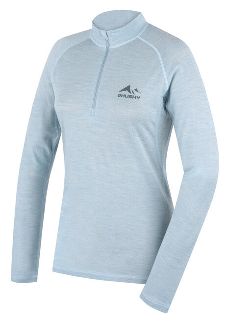 HUSKY Merino majica DL Merow termo rublje zatvarač, faded mint, L