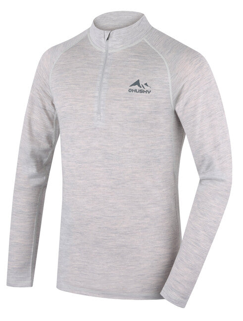 HUSKY Merow Zips merino termo rublje majica M, siva