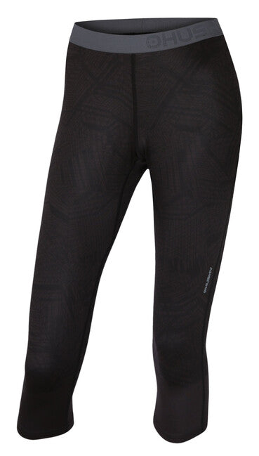 HUSKY Winter Active termo rublje 3/4 hlače ženske, crne