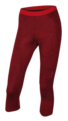 HUSKY Winter Active termo rublje 3/4 hlače ženske, tamno cigla
