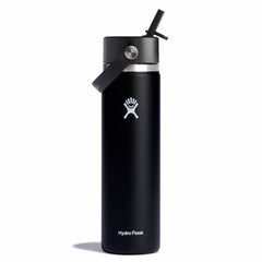 Hydro Flask Wide Flex Straw Cap termoboca s nastavkom 24 OZ 710 ml široka, black