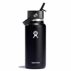 Hydro Flask Wide Flex Straw Cap široka termoboca s nastavkom 32 OZ / 946 ml, crna