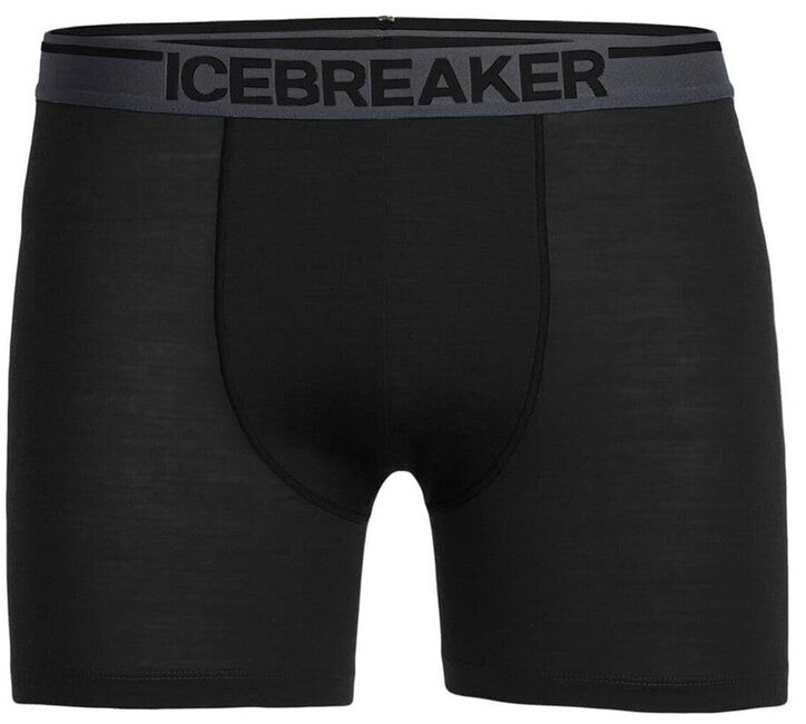 Icebreaker Anatomica muške bokserice, crne