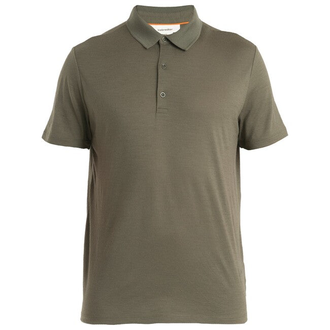 Icebreaker 150 Tech Lite III Merino muška polo majica s kratkim rukavom, zelena