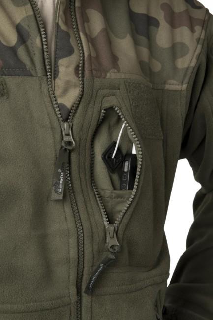 Helikon-Tex Infantry flis jakna, maslinasto zelena/Woodland, 330g/m2