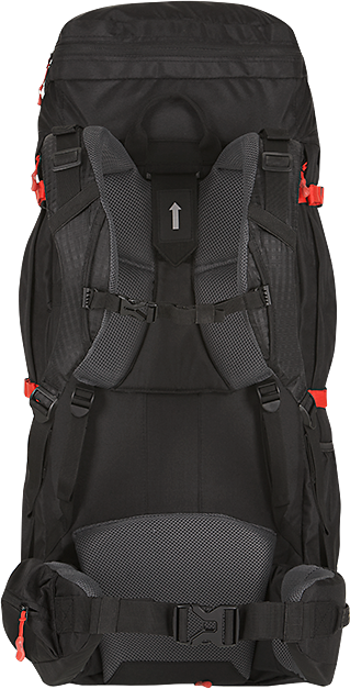 HUSKY Samont 60+10 ekspedicijski ruksak, crni