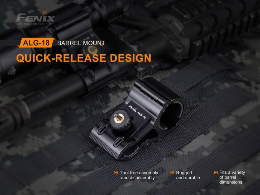Fenix ALG-18 montaža na oružje, crna