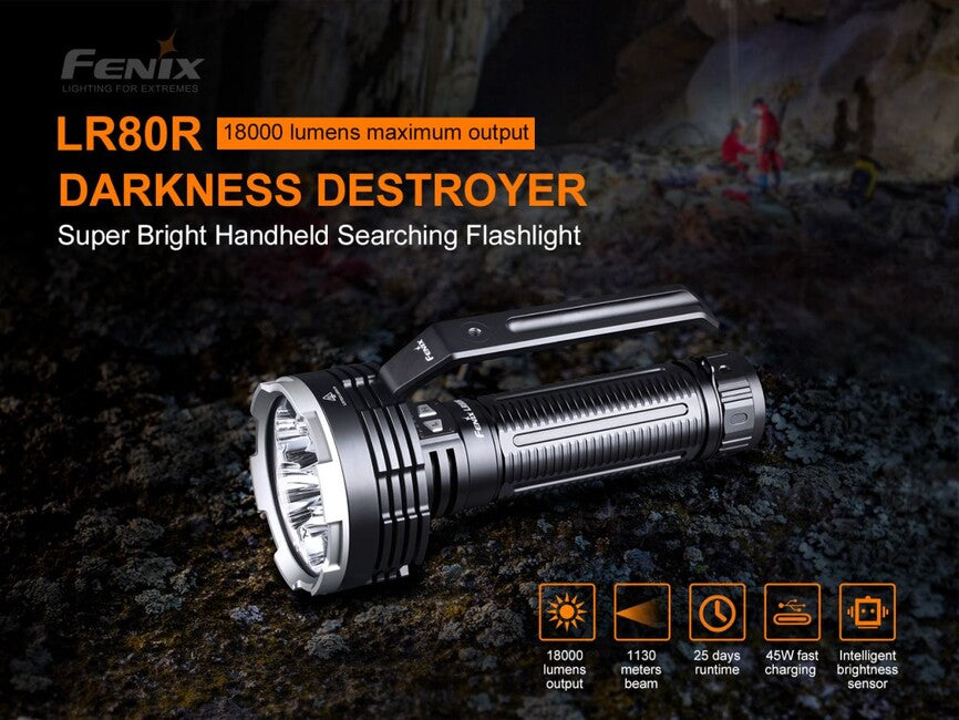 Fenix LR80R svjetiljka, ultra moćna