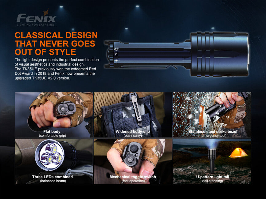 Fenix TK35 UE V2.0 LED svjetiljka (5000 lumena)