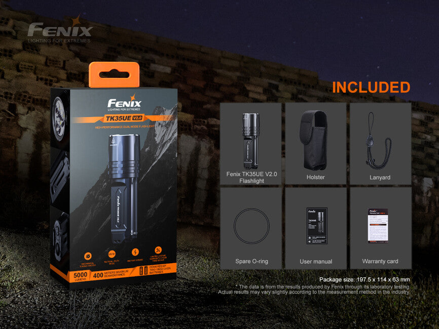 Fenix TK35 UE V2.0 LED svjetiljka (5000 lumena)