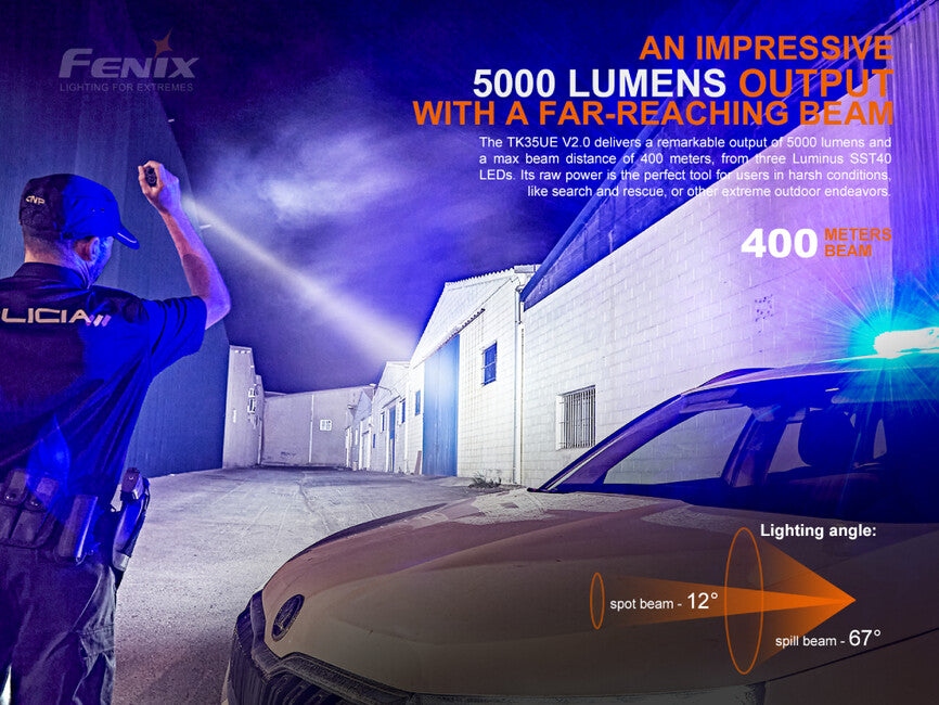 Fenix TK35 UE V2.0 LED svjetiljka (5000 lumena)