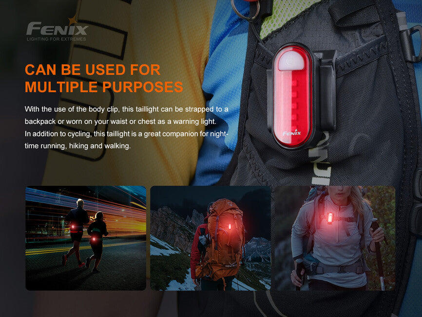 Fenix BC05R V2.0 treptajuće svjetlo, crveno