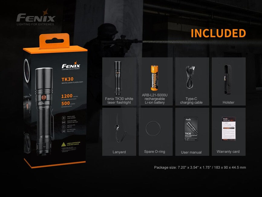 Fenix TK30 laserska svjetiljka taktička