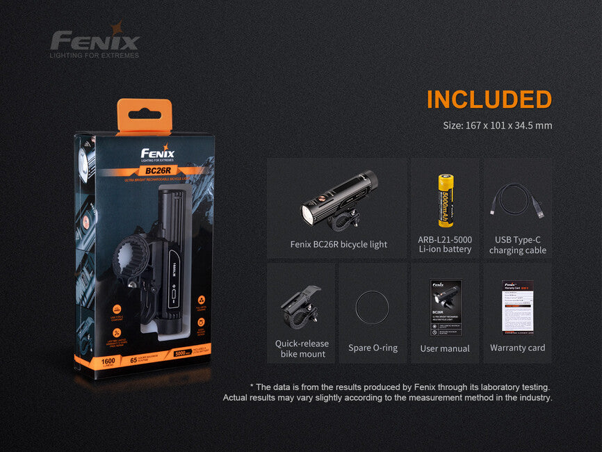 Fenix BC26R biciklistička svjetiljka punjiva
