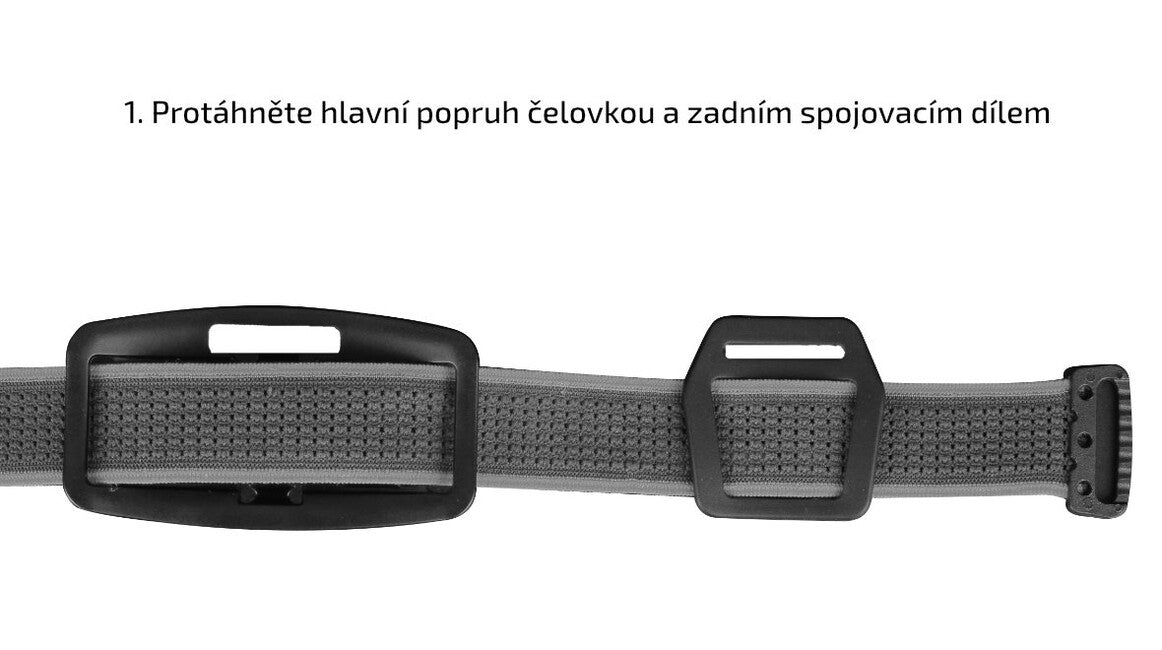 Fenix AFH-02 set traka 2,5 cm, crni