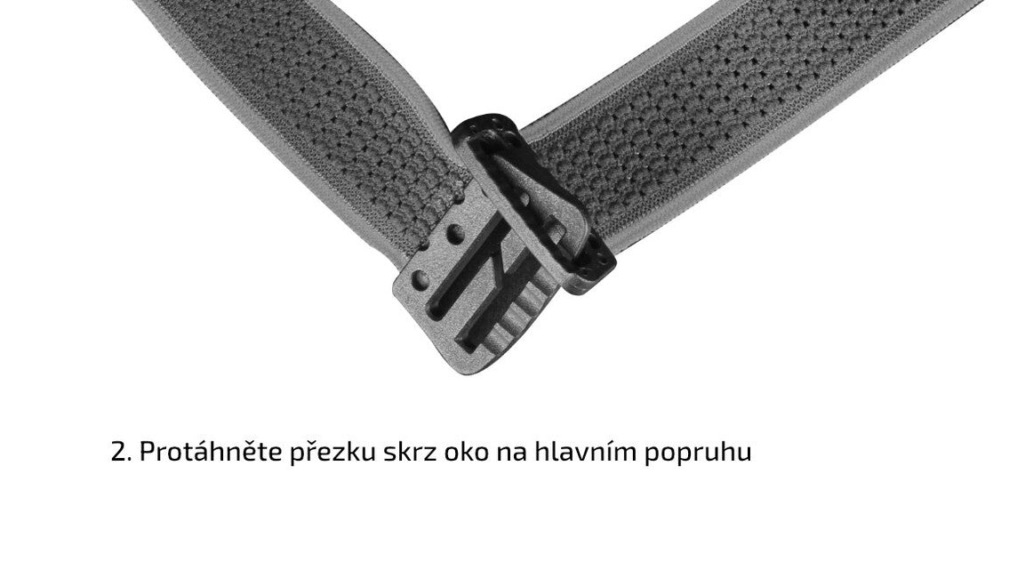 Fenix AFH-02 set traka 2,5 cm, crni