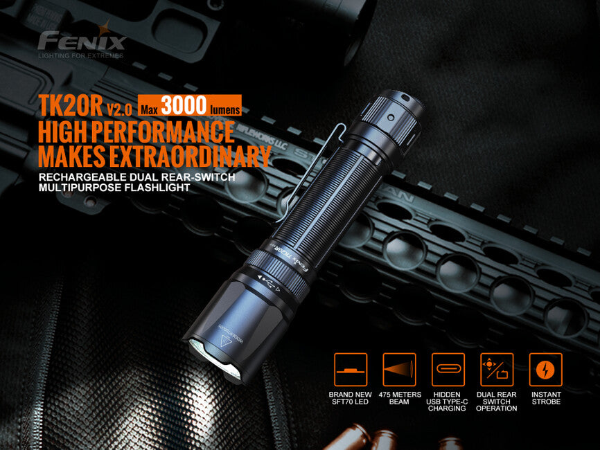 Fenix TK20R V2.0 punjiva svjetiljka taktička