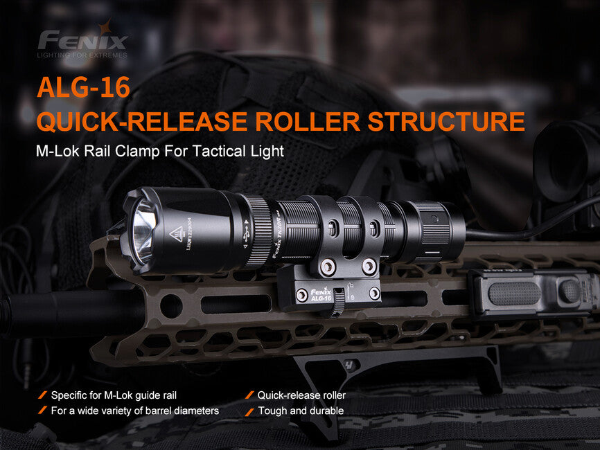 Fenix ALG-16 metalna montaža za svjetiljke na M-LOK, crna