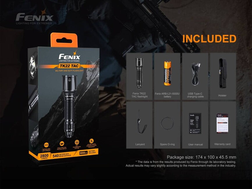 Fenix TK22 TAC svjetiljka taktička