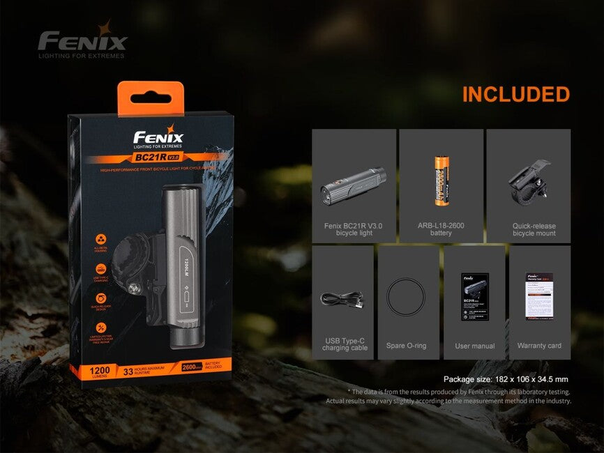 Fenix BC21R V3.0 biciklistička svjetiljka punjiva