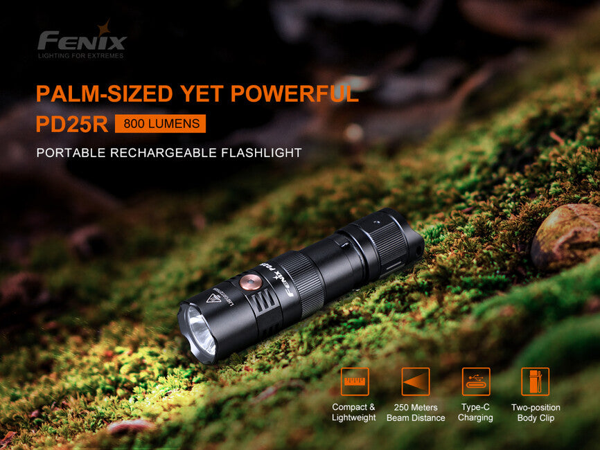 Fenix PD25R džepna svjetiljka