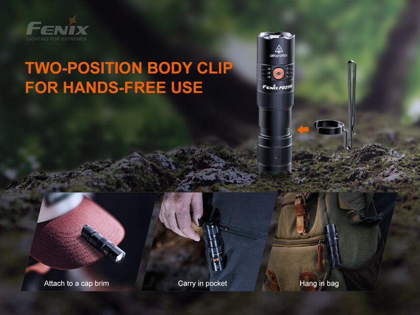 Fenix PD25R džepna svjetiljka