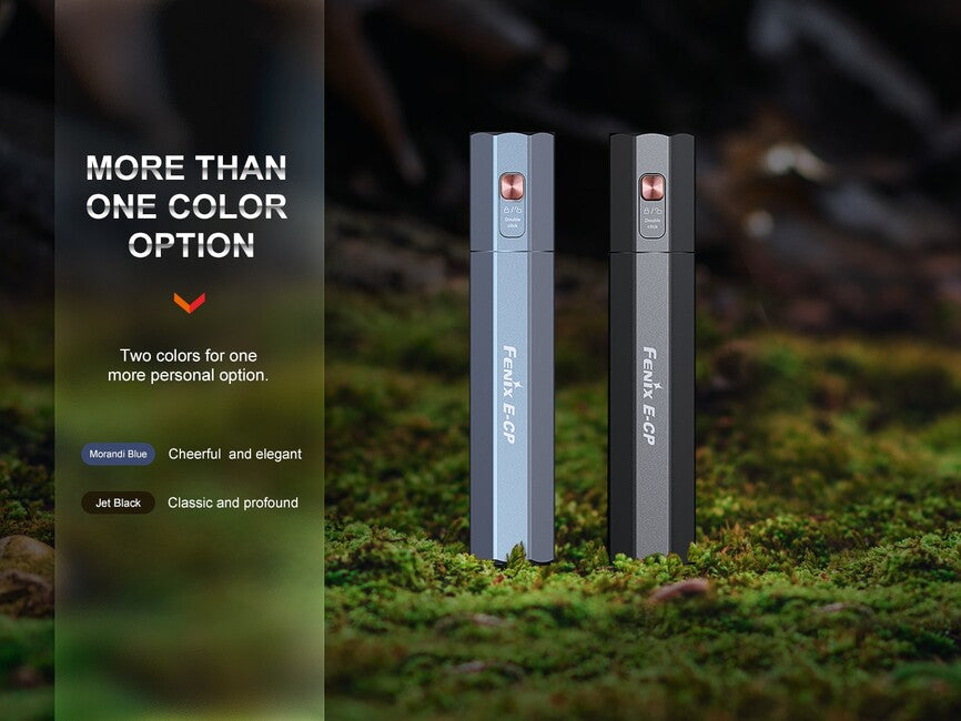 Fenix E-CP powerbank sa svjetiljkom, crna