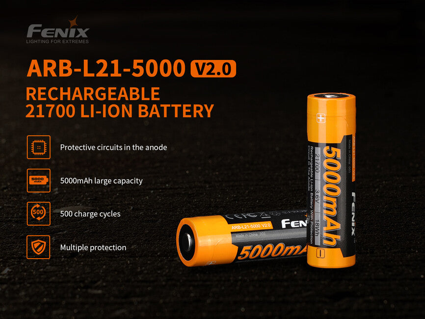 Fenix 21700 punjiva baterija Li-Ion 5000 mAh