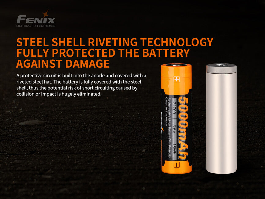 Fenix 21700 punjiva baterija Li-Ion 5000 mAh