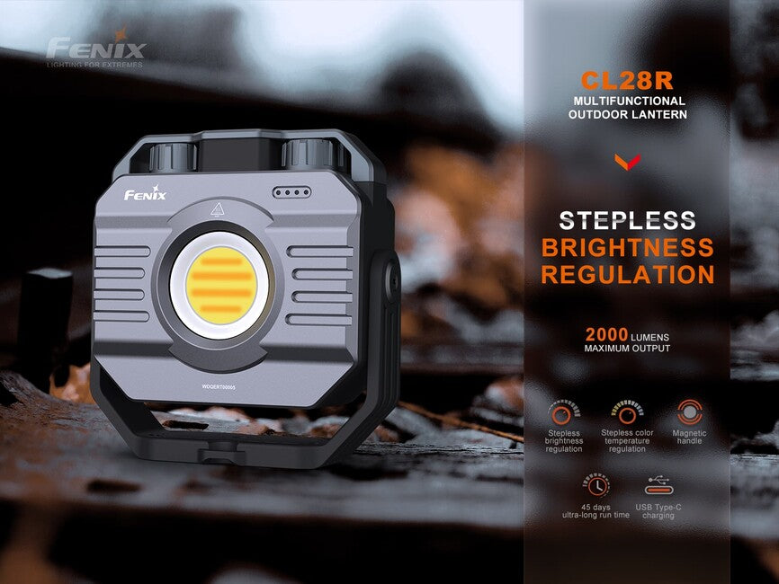 Fenix CL28R radna svjetiljka s powerbankom