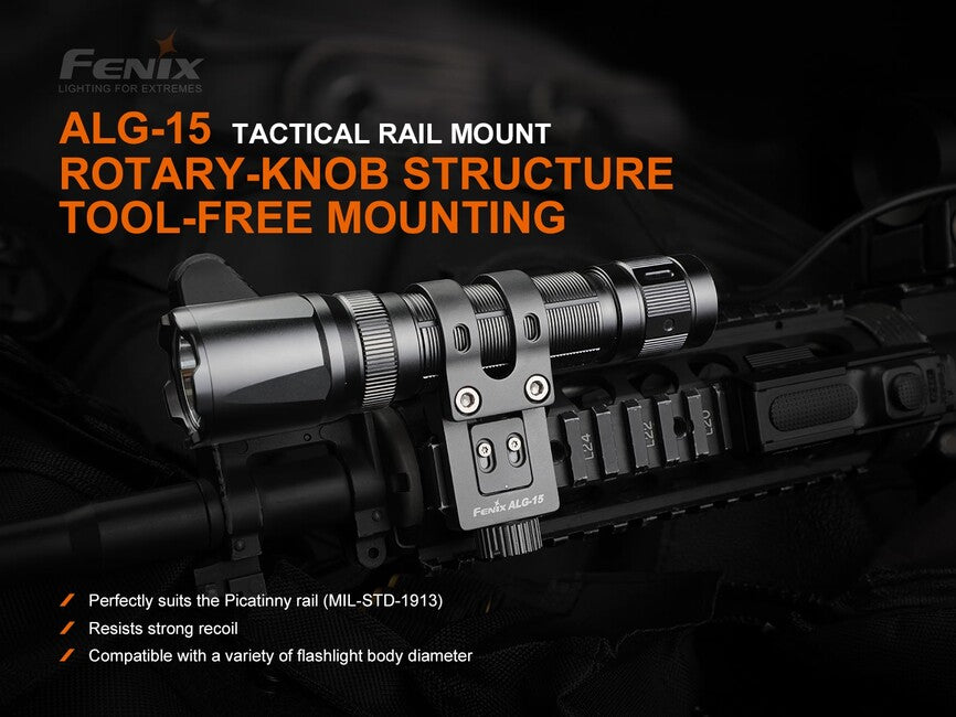 Fenix ALG-15 bočna montaža svjetiljke na šinu oružja