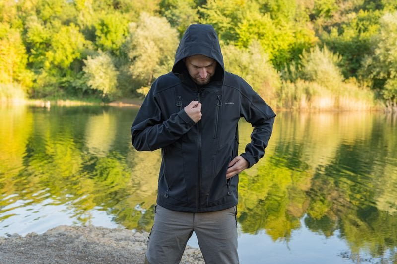 HUSKY Sevan muška softshell jakna, black