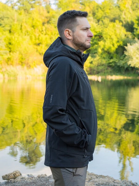 HUSKY Sevan muška softshell jakna, black