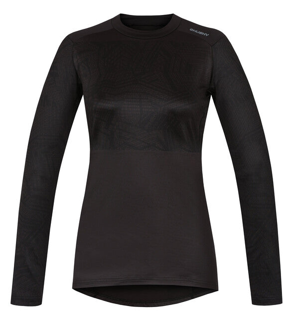 HUSKY Active Winter Termo rublje majica ženska s dugim rukavom, crna